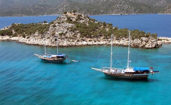 FETHİYE KAŞ KALKAN TURU '' 12 ADALAR ÖLÜDENİZ SAKLIKENT DALYAN ''