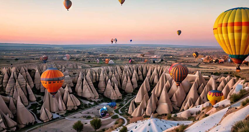 GÜNÜBİRLİK TAM GÜN BALON SEYİRLİ KAPADOKYA TURU